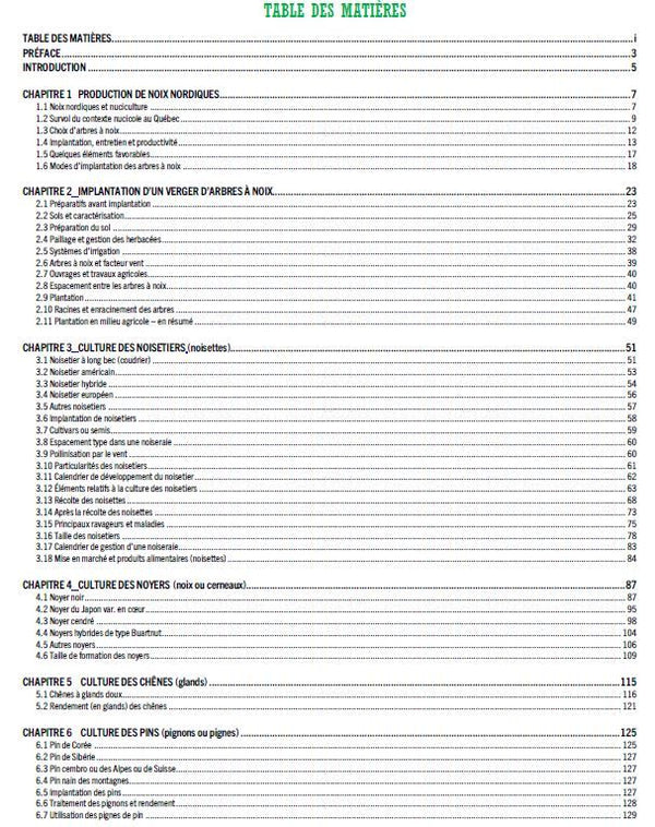 Manual for Nut Production - French Only